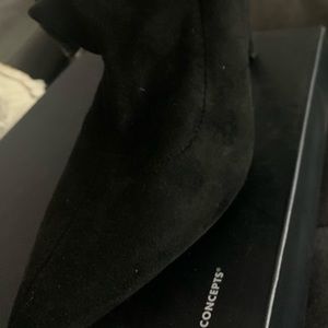 New ankle heeled boots.